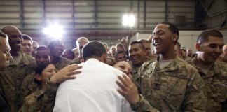 Troops don't support obama