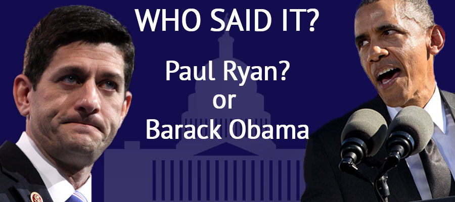 Ryan or Obama
