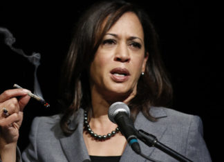 Kamala Harris Smoking Weed